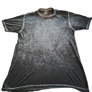 Southern Bliss Company Black & Gray Semi-Sheer Summer "Prove Them Wrong" Tee M